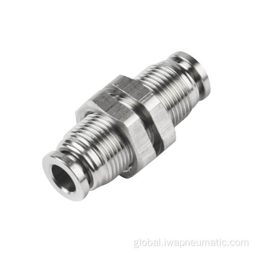 Quick Connector Quick Coupler Stainless steel 316L bulkhead union fitting Factory